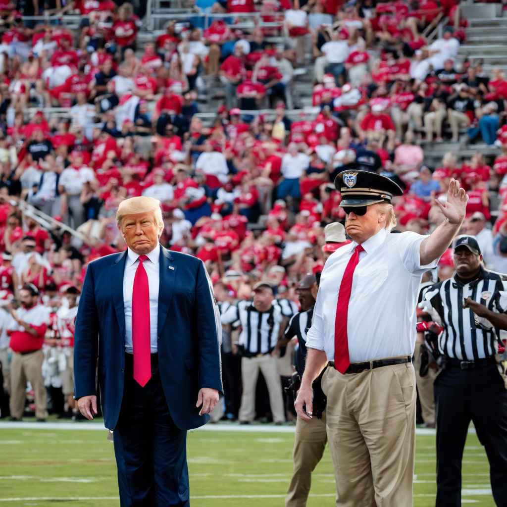 Former President Trump Attends Rivalry Football Game in South Carolina