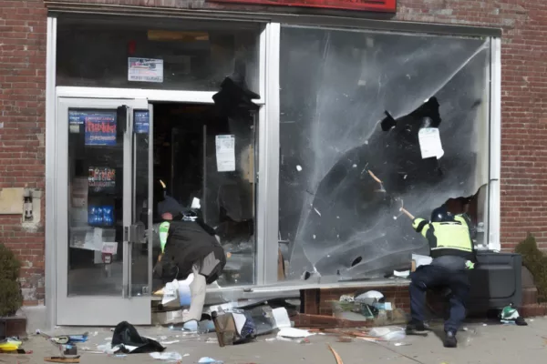 Brazen Break-In: Thieves Smash Display Cases and Steal Electronics in East Boston