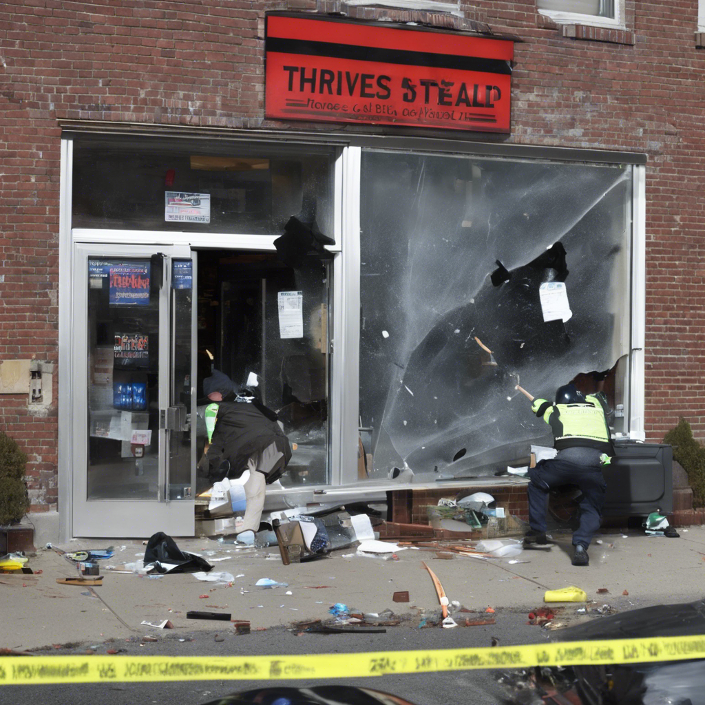 Brazen Break-In: Thieves Smash Display Cases and Steal Electronics in East Boston